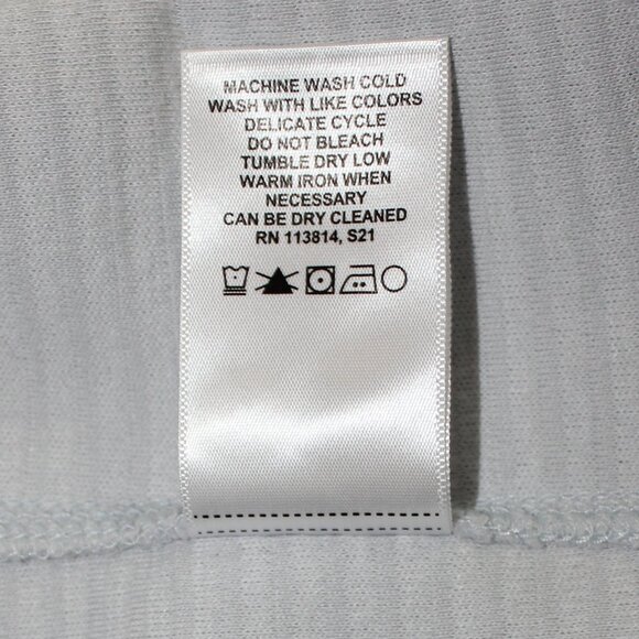 BILLY REID Double Knit Half-Zip Pullover Blue size  Large - Picture 10 of 10